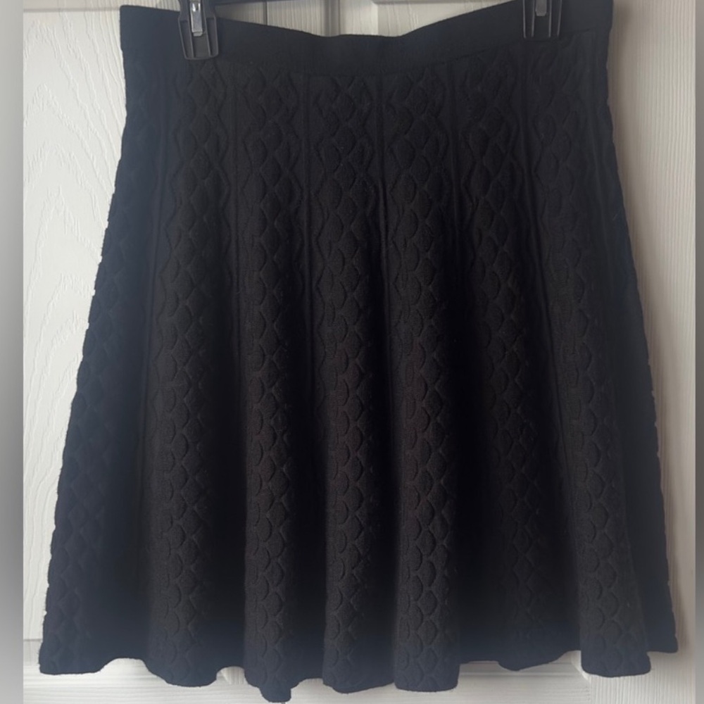 Chelsea & Theodore Black A-Line Skirt